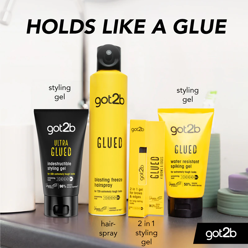stylingový gél got2b Ultra Glued s ultra silnou fixáciou