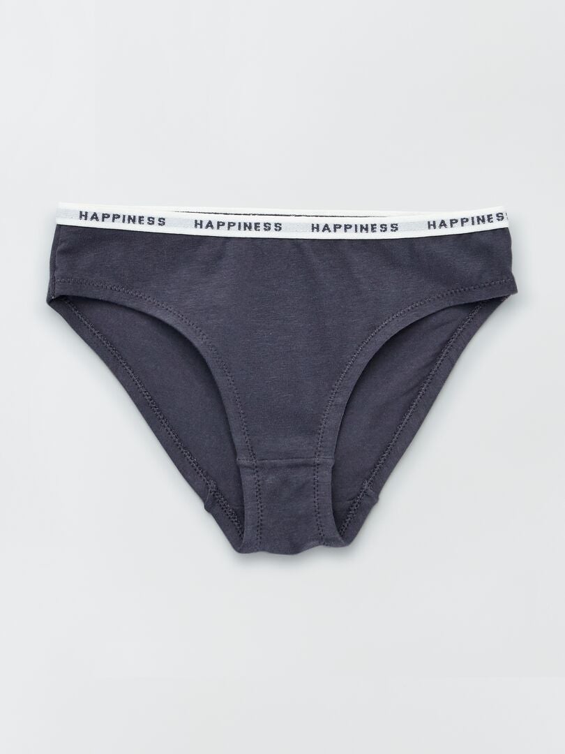 Set van 4 bedrukte slips - WIT
