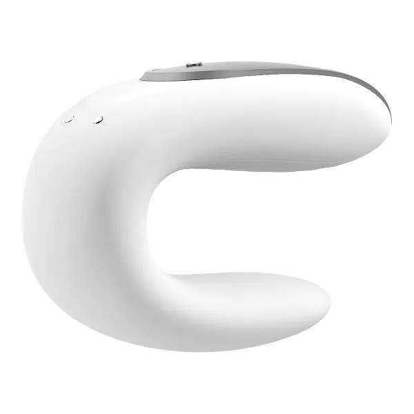 Satisfyer Masażer Double Fun Connect App White
