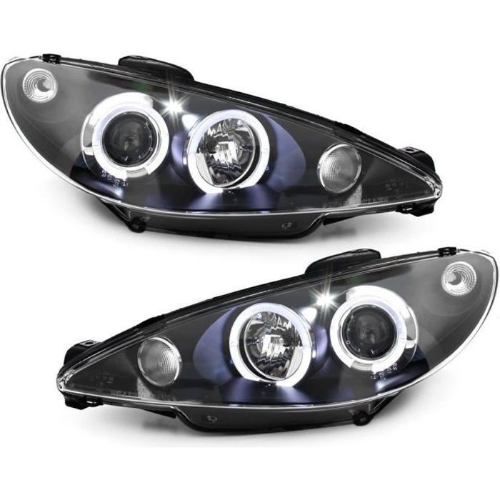 2 faros delanteros LED tipo 
