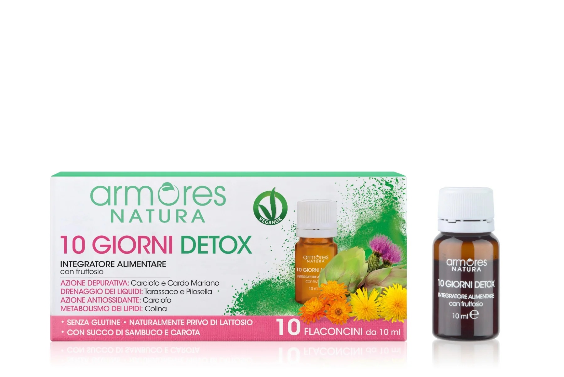 ARMORES NATURA Armores Natura 10-daagse detoxkuur 100 ml Veganistische samenstelling