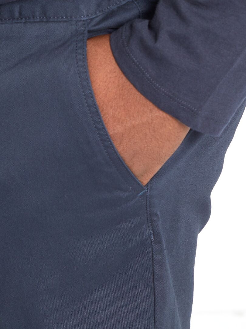 Calça Chino Slim L32 - AZUL