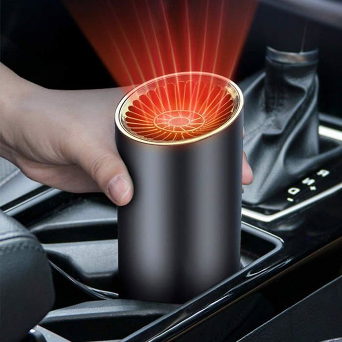 Calefactor para coche - 12V 150W 2 en 1 rápido - Desempañador de parabrisas, desempañador portátil y calefactor auxiliar para furgoneta camper