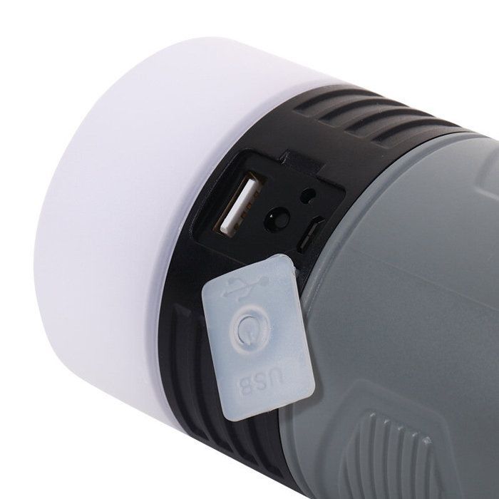 Lámpara solar portátil para camping - Repelente de mosquitos LED recargable por USB