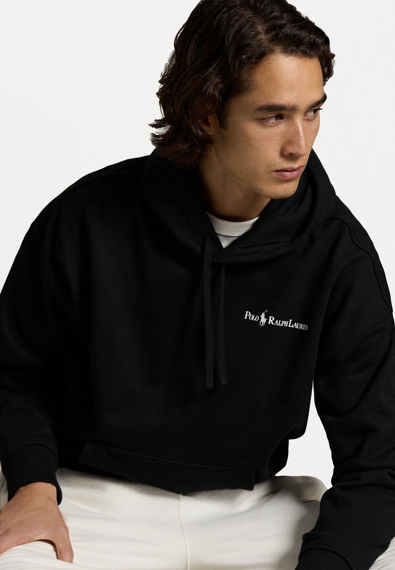 Felpa con cappuccio Polo Ralph Lauren RELAXED FIT con logo - Felpa - nera