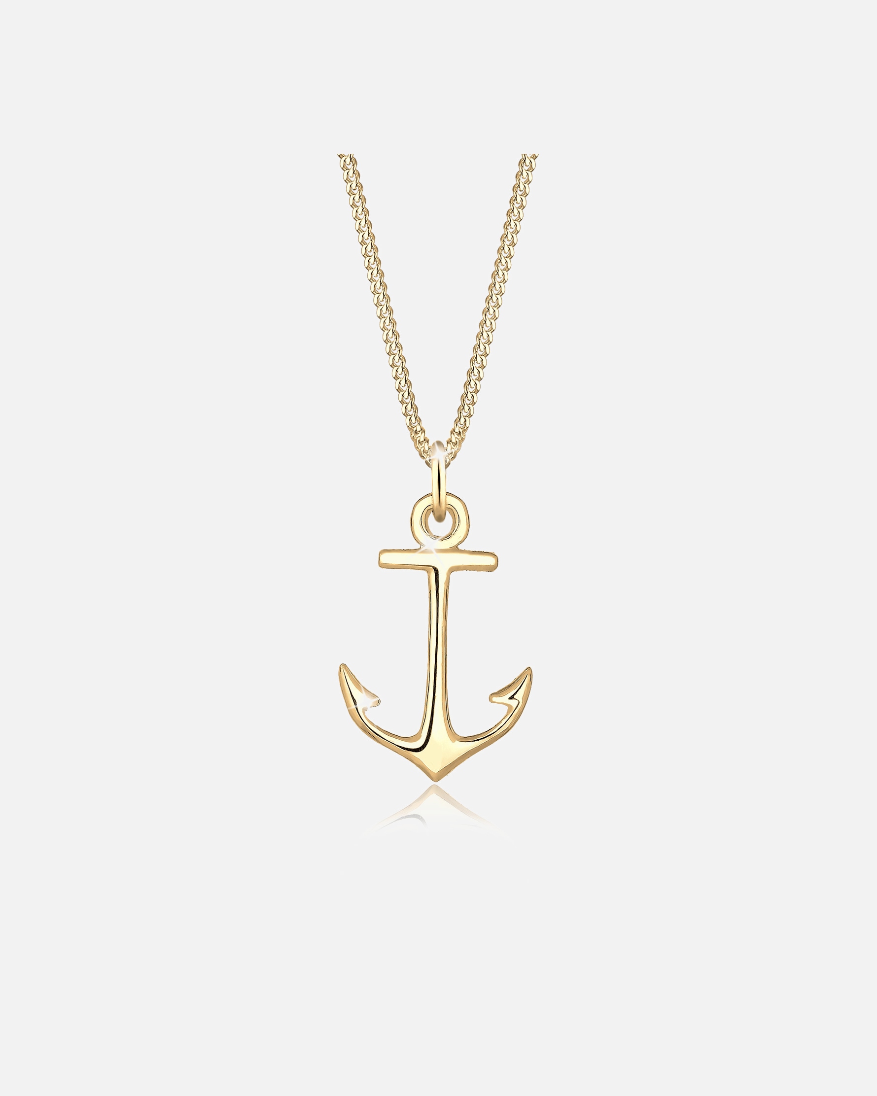 Elli Femmes Pendentif Ancre Maritime en Argent Sterling 925