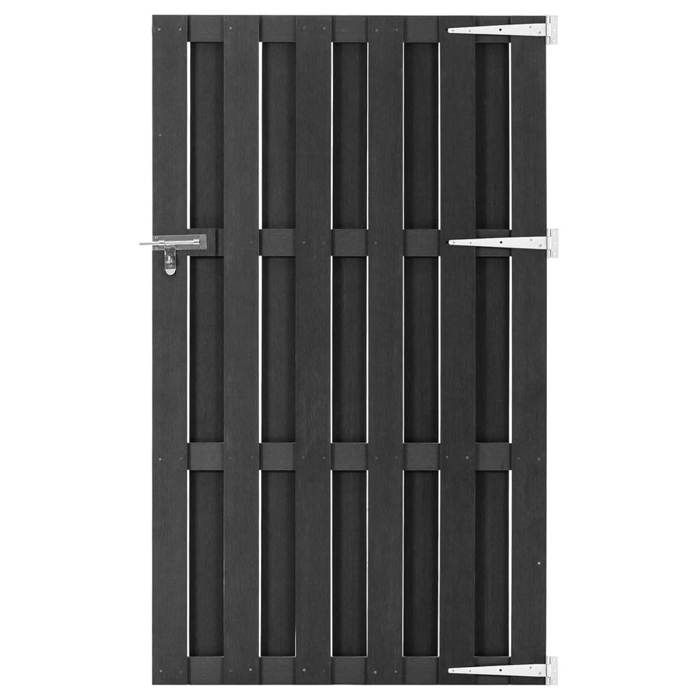 PORTILLON de Clôture Gris - Sarazyj® Portillon WPC - 100x180 cm Gris - J3063656