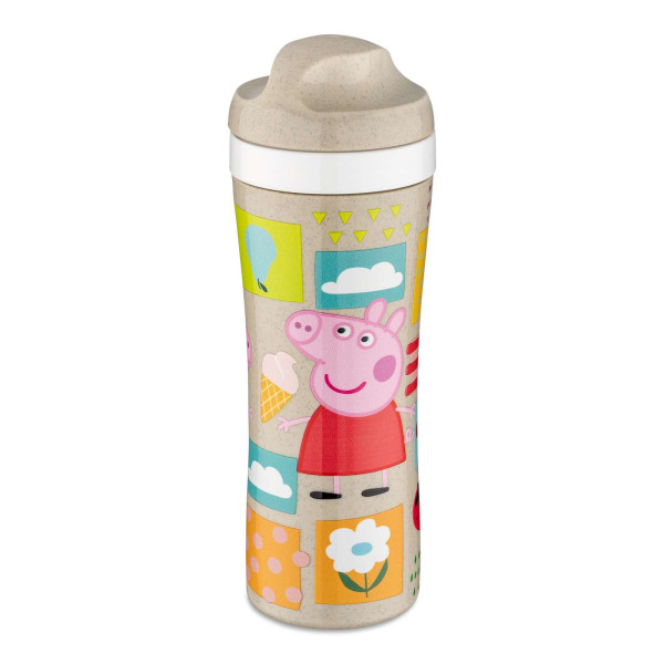 Bidon na wodę OASE ŚWINKA PEPPA, 425 ml, KOZIOL
