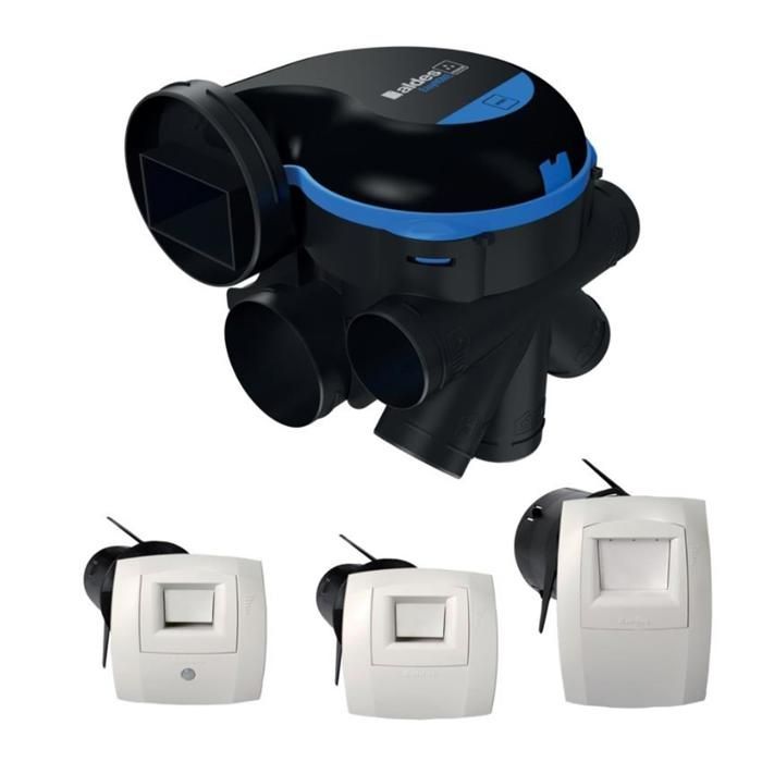 VMC Group - ALDES - EasyHOME HYGRO PREMIUM MIKROVANN - Opptil 7 bad - Energibesparelser