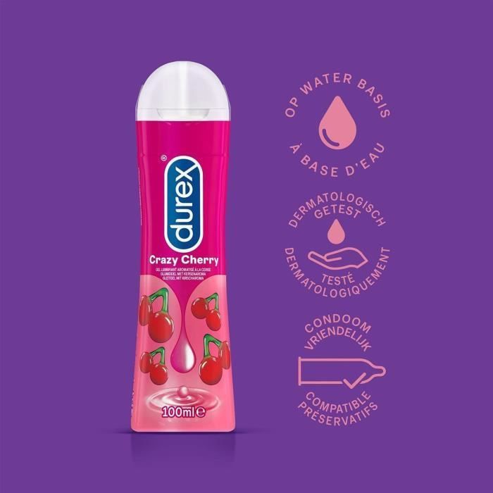 Gels Lubrifiants Sexuels - Cherry Gel Comestible - Hot Chauffant - Perfect Gliss Lubrifiant Anal - Cherry 100ml Hot 100ml Gliss 50ml