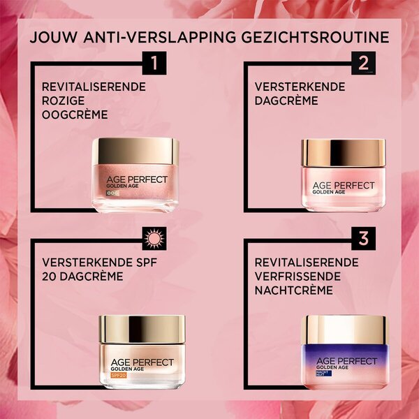 L'Oréal Paris Age Perfect Golden Age Nočný krém proti starnutiu<br>50ml - Normálna a zrelá pleť