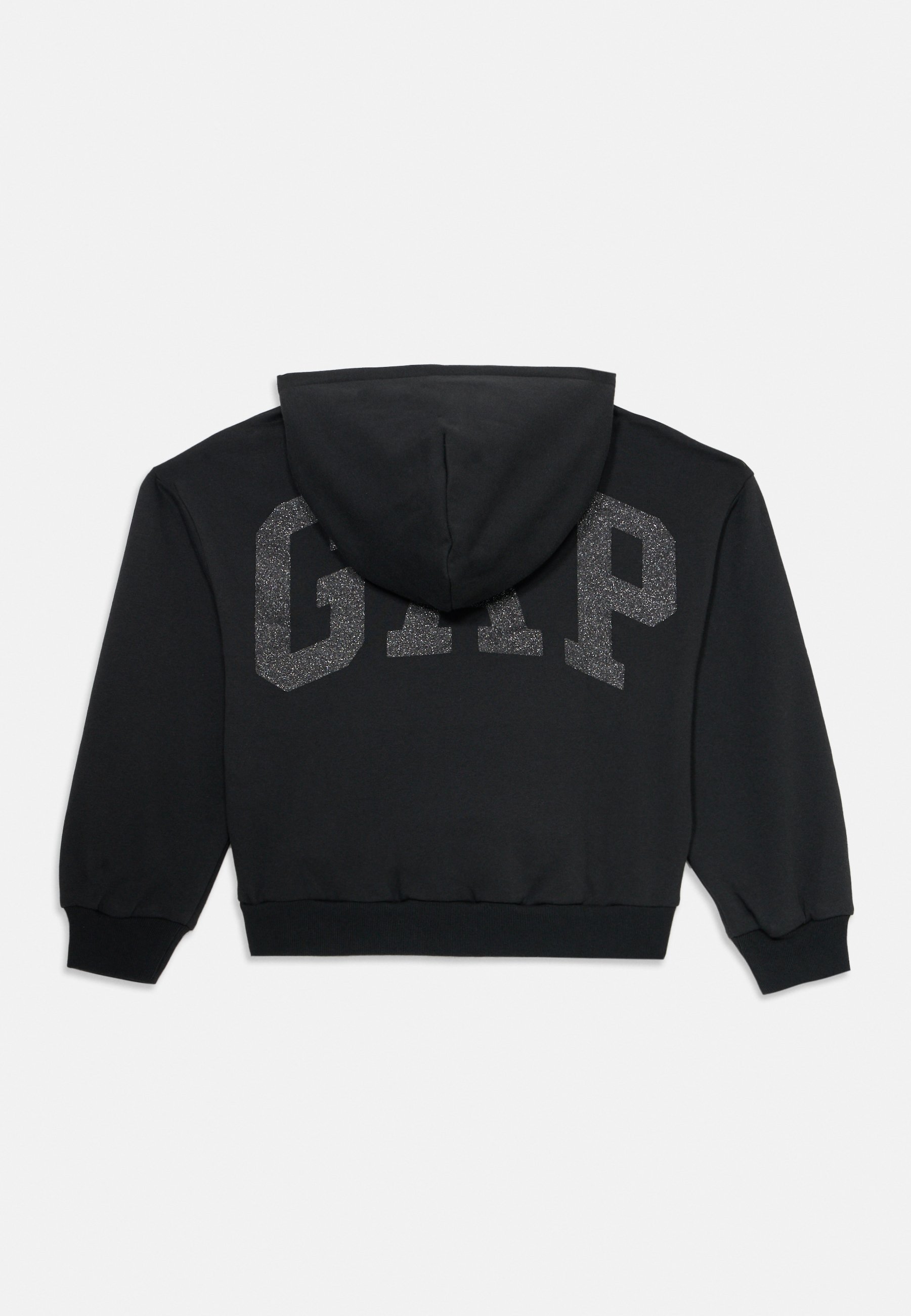 GAP SOFT LOGO GIRLS - Bluza z kapturem - bezksiężycowa noc