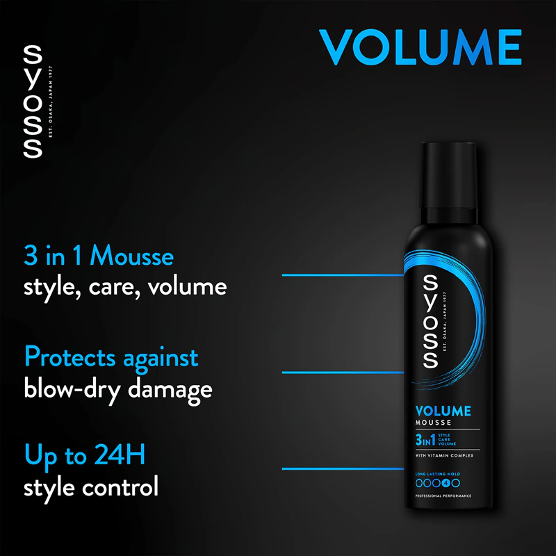 Syoss Volumen-Mousse Haarschaum für mehr Volumen