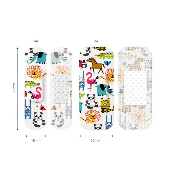 „Hansaplast Sensitive Kids“ lipnios juostelės<br>Medicinos prietaisas - 20 vnt.