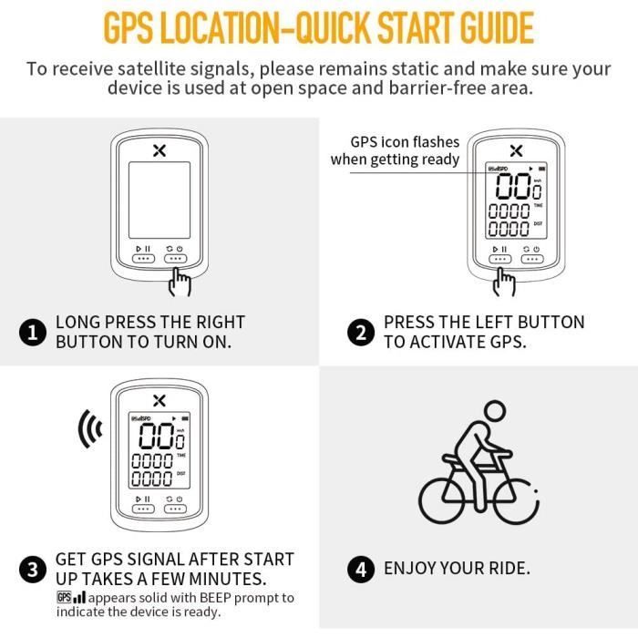 Ciclocomputador GPS inalámbrico para bicicleta, velocímetro Bluetooth, odómetro, resistente al agua, rastreador de bicicletas, bicicleta de carretera y bicicleta de montaña.