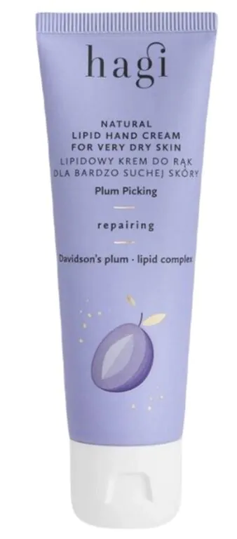 Hagi, Na Śliwki, Naturalny lipidowy krem do rąk dla bardzo suchej skóry