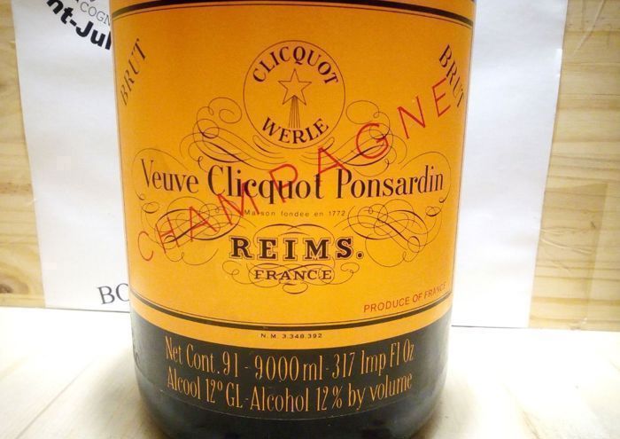 Veuve Clicquot Ponsardin – Bicentenaire 1792-1992 – Salmanazar - Champagne - 1 x 900 cl - Blanc Effervescent