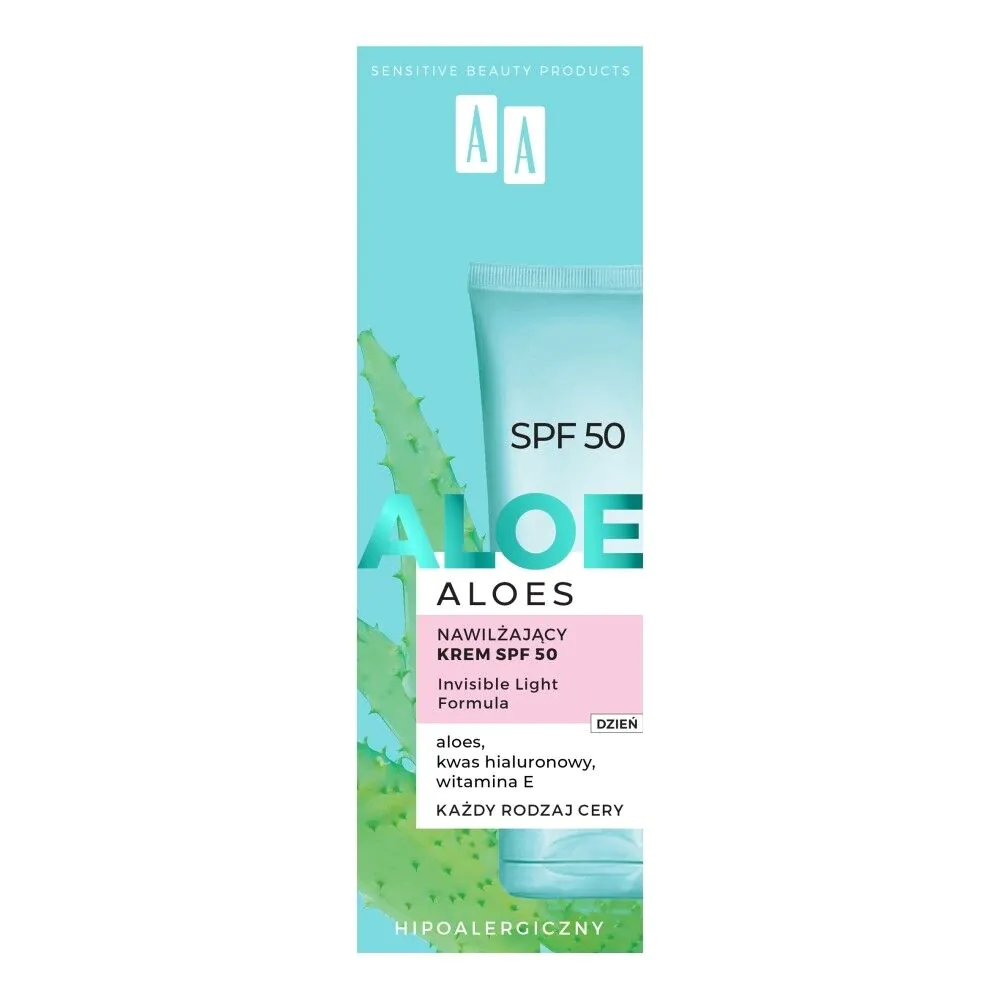 AA Aloes SPF50 - Nawilżający krem 40ml