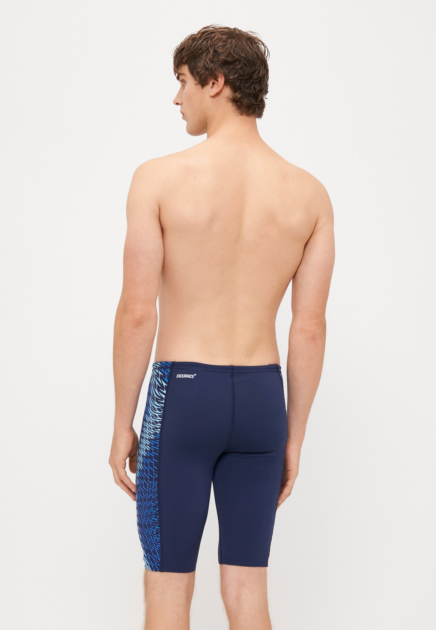 Speedo END TECH PANEL JAMMER - Zwembroek - marineblauw/suikerblauw