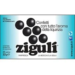 ZIGULÌ Zigulì Bolitas de blíster con sabor a regaliz 36