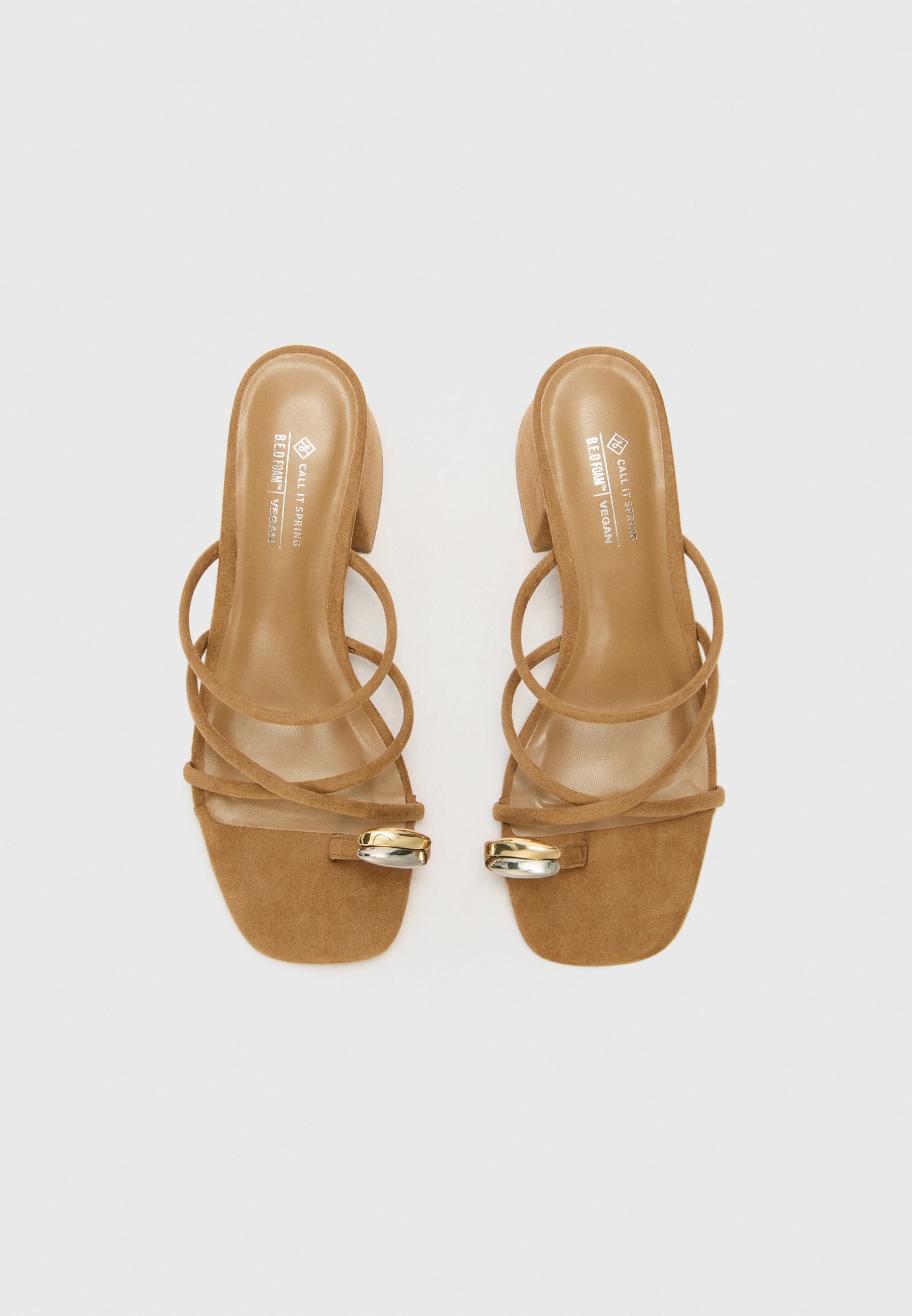 Noem het lente TULUMM - Muiltjes met hak - medium beige