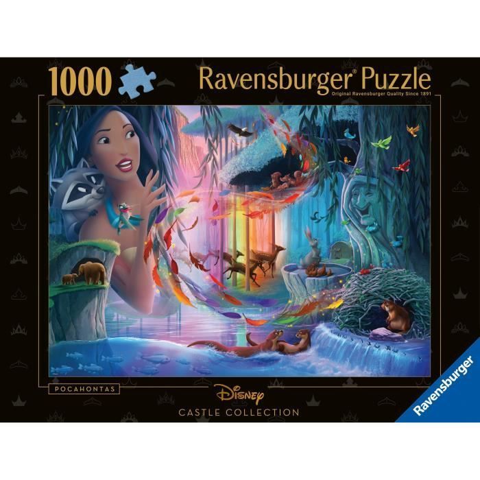 Pocahontas-puzzel van 1000 stukjes, Disney Princess Collection, 14 jaar en ouder, Disney, 12001344, Ravensburger