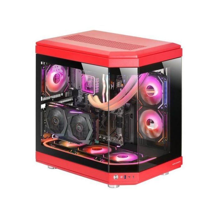 Case per gaming - Mars Gaming - MC-3T - Triplo vetro temperato - Raffreddamento ottimizzato - USB-C e 3.0