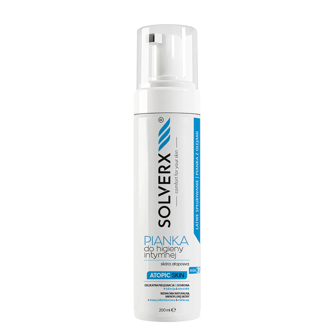 Solverx Atopic Skin Pianka do higieny intymnej dla kobiet