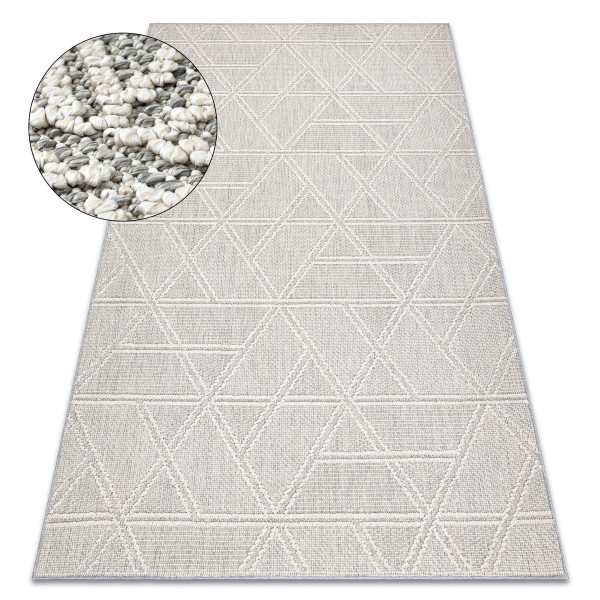 Dywan JERSEY 19241 szary - Romby, 60x100 cm