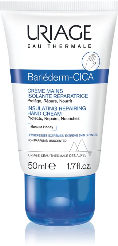 Uriage Bariéderm Cica Insulating Repairing Hand Cream aizsargājošs un atjaunojošs roku krēms