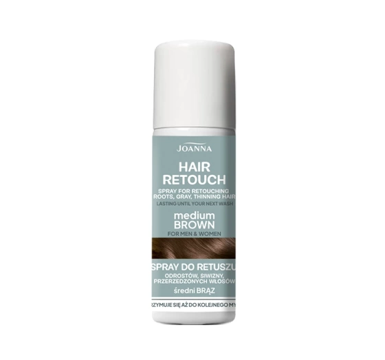 Joanna Hair Retouch spray do retuszu odrostów Średni Brąz 75ml