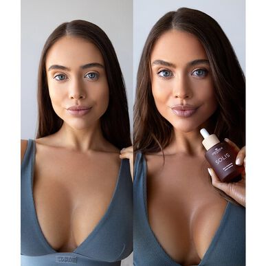Cocosolis Solis Selvbruningskrem for ansiktet Hyaluronsyre 50 ml