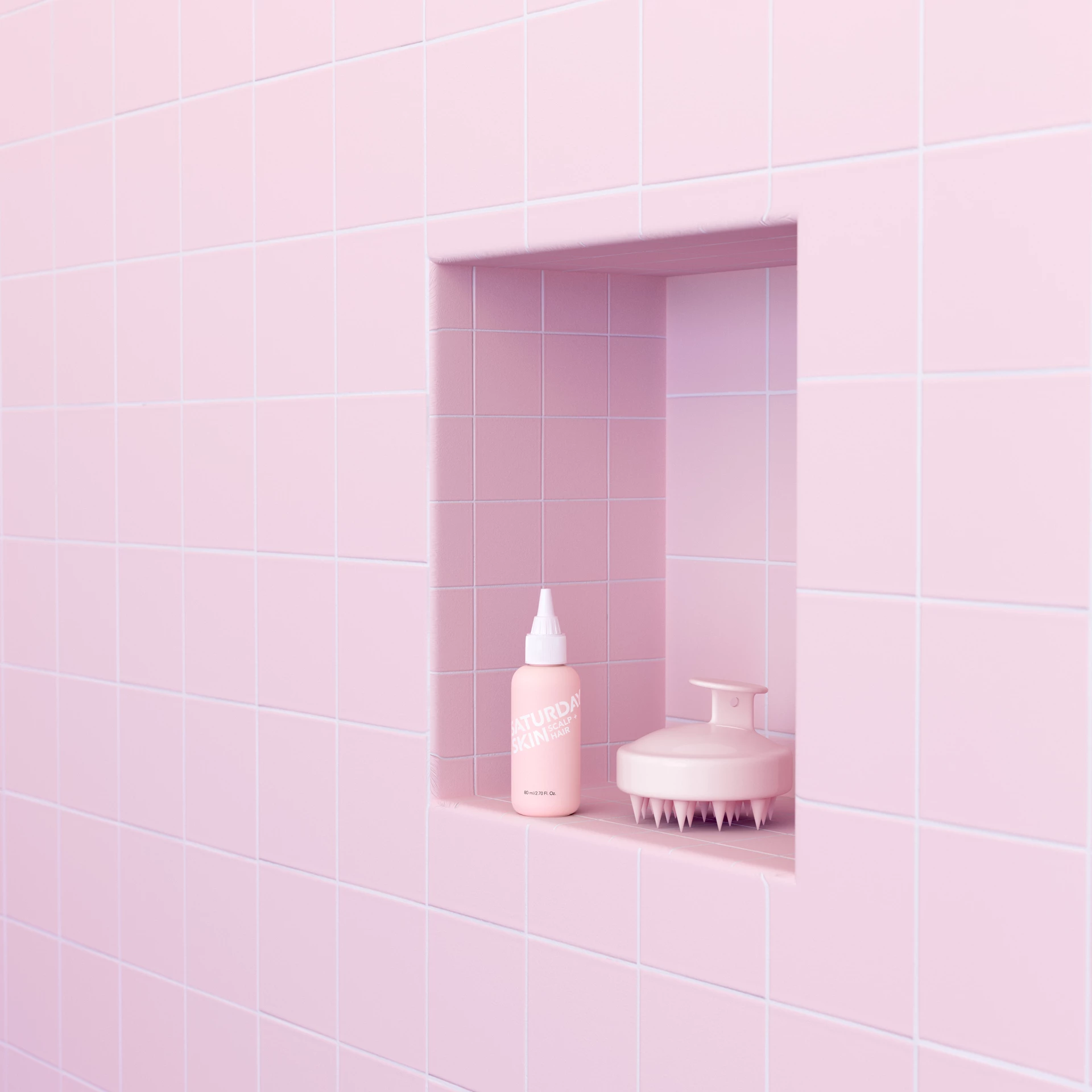 Kuracja peptydowa wzmacniająca skórę głowy i włosy 80 ml - Saturday Skin
