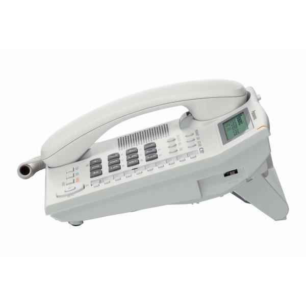 Teléfono con cable Panasonic KX-TS880 - Altavoz, 50 entradas, identificador de llamadas - Blanco