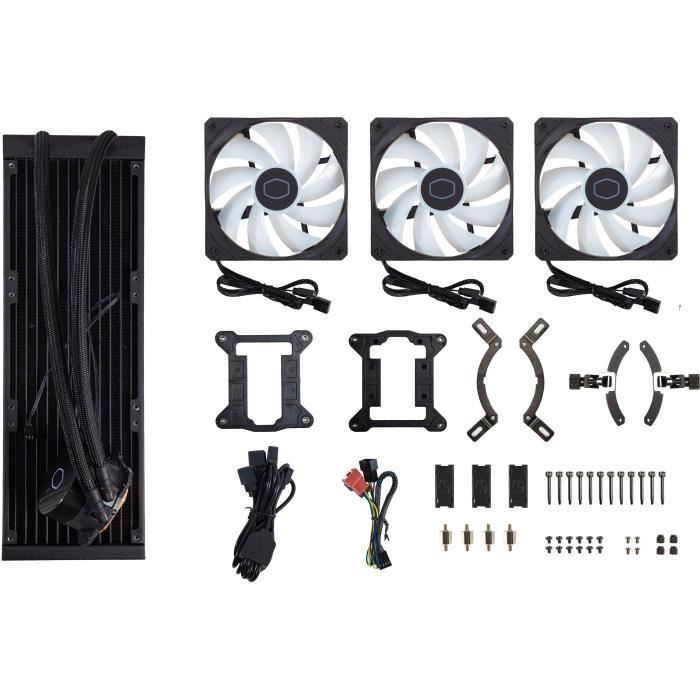 Watercooling - COOLER MASTER - MasterLiquid 360L Core Black ARGB (MLW-D36M-A18PZ-R1)