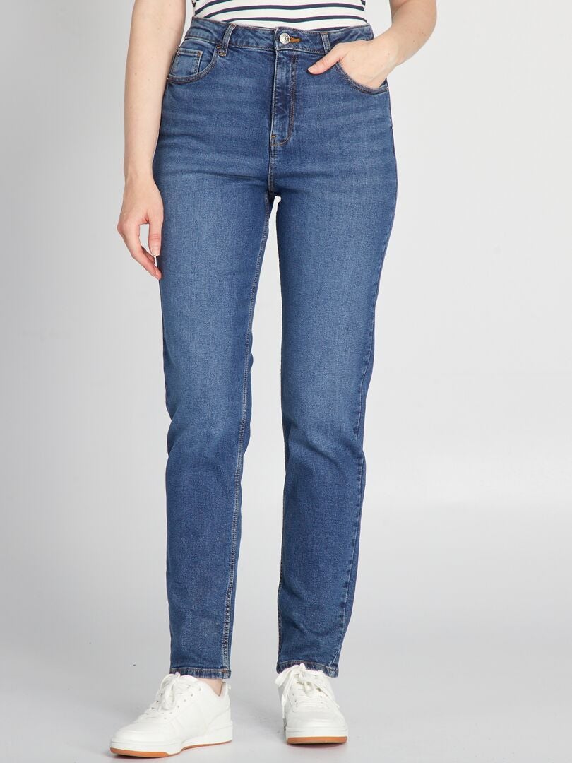 Calça jeans de corte regular - tamanho 32L - azul
