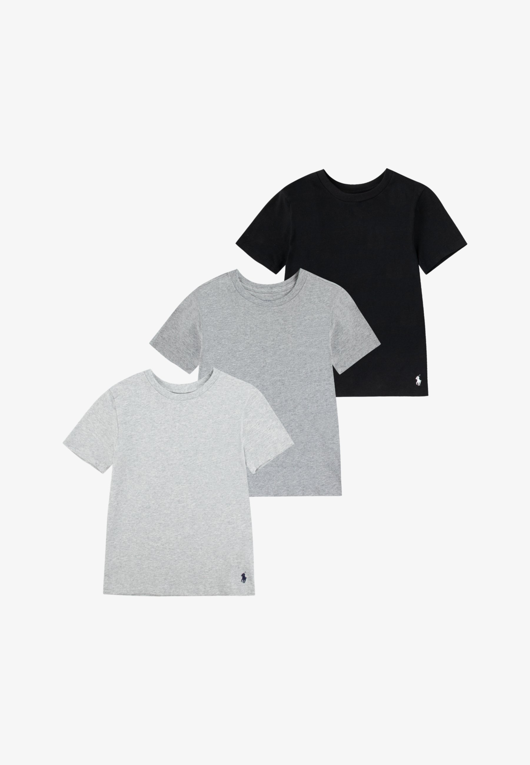 Polo Ralph Lauren CREW UNISEX PACK - Canottiera - nero/grigio melange