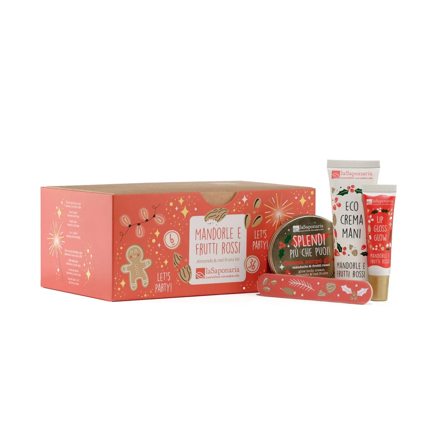 Cofanetti Mandorle e Frutti Rossi - Cofanetto per le Feste - Cofanetto Corpo