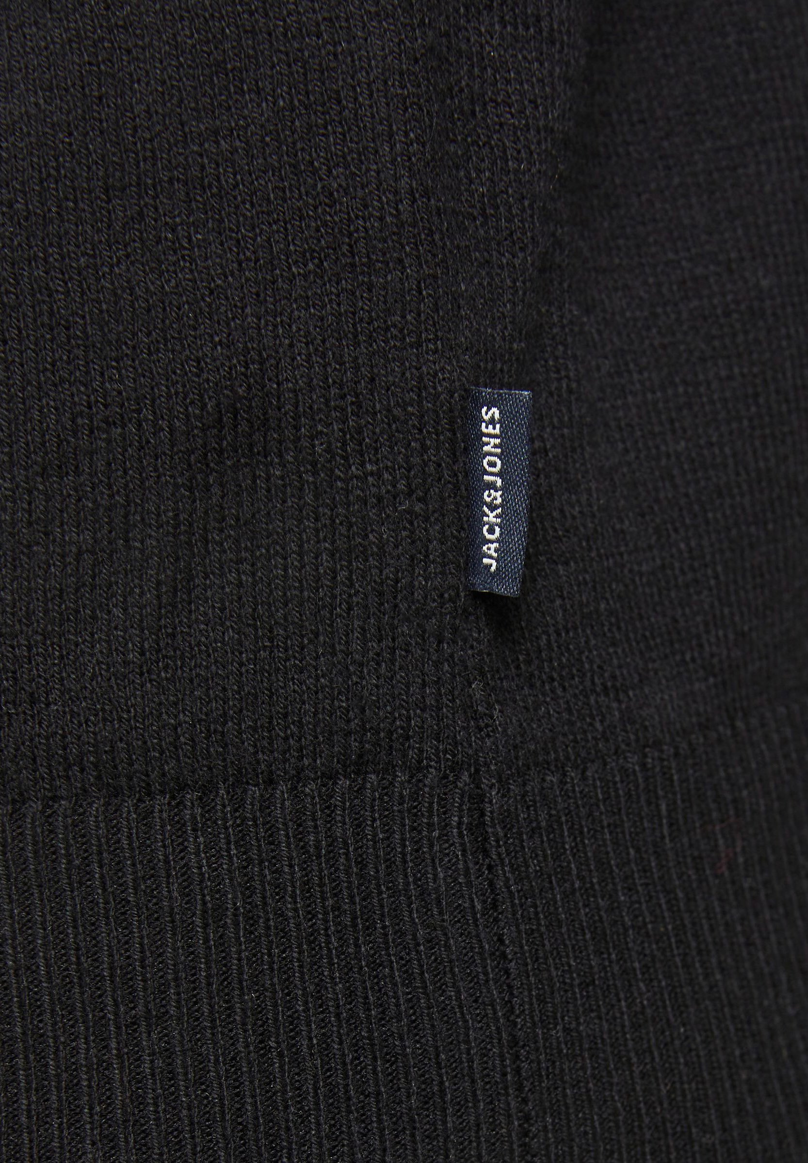 Jack & Jones JJEEMIL HALF ZIP - Trui - zwart