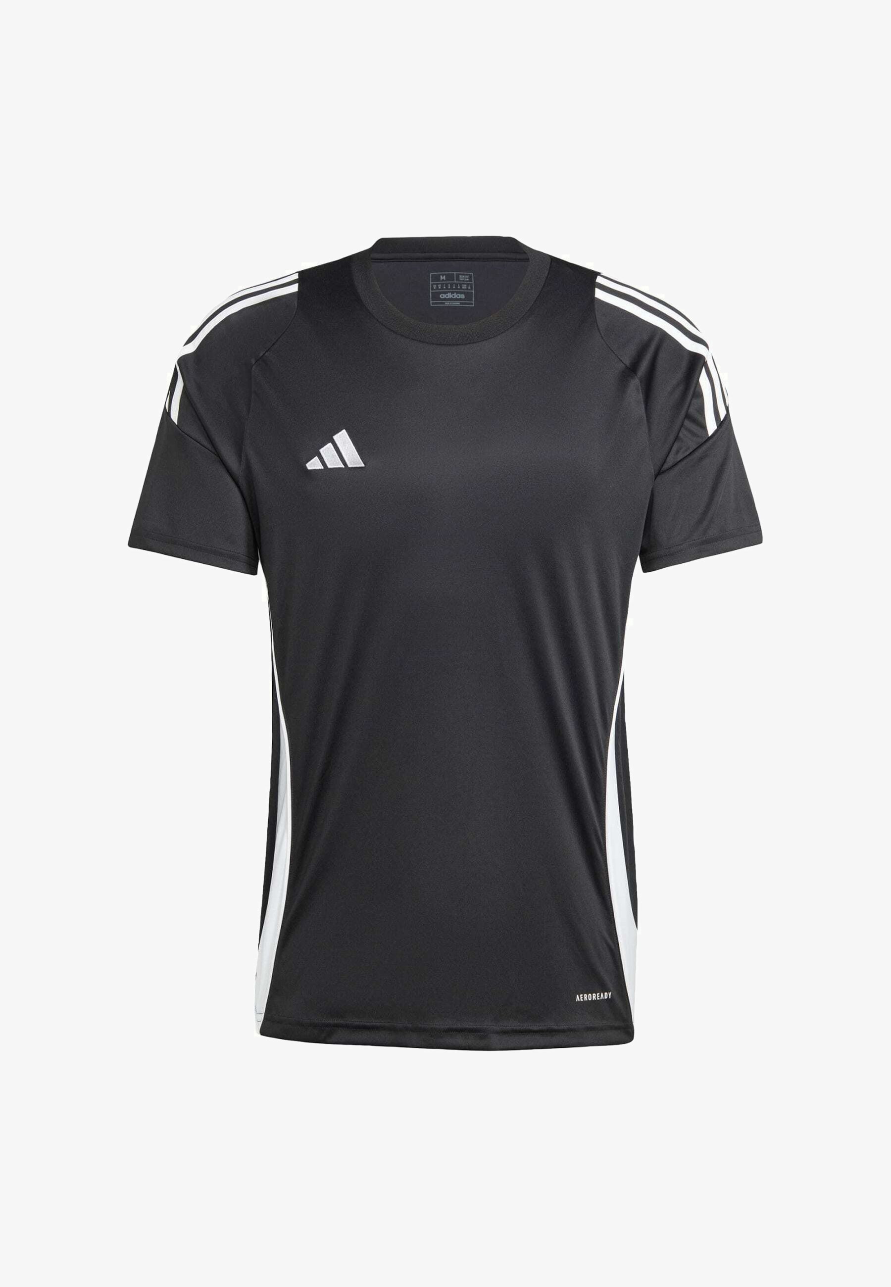 adidas Performance TIRO24 JERSEY - Sport T-shirt - zwart wit