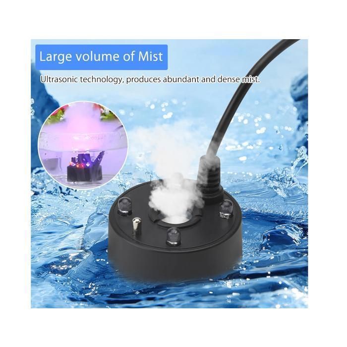 Ultrasonic Mister, LED Ultrasonic Mister, Atomizer, Pond Fountain, Mini Reservoir Mister, OUTDOOR MIST