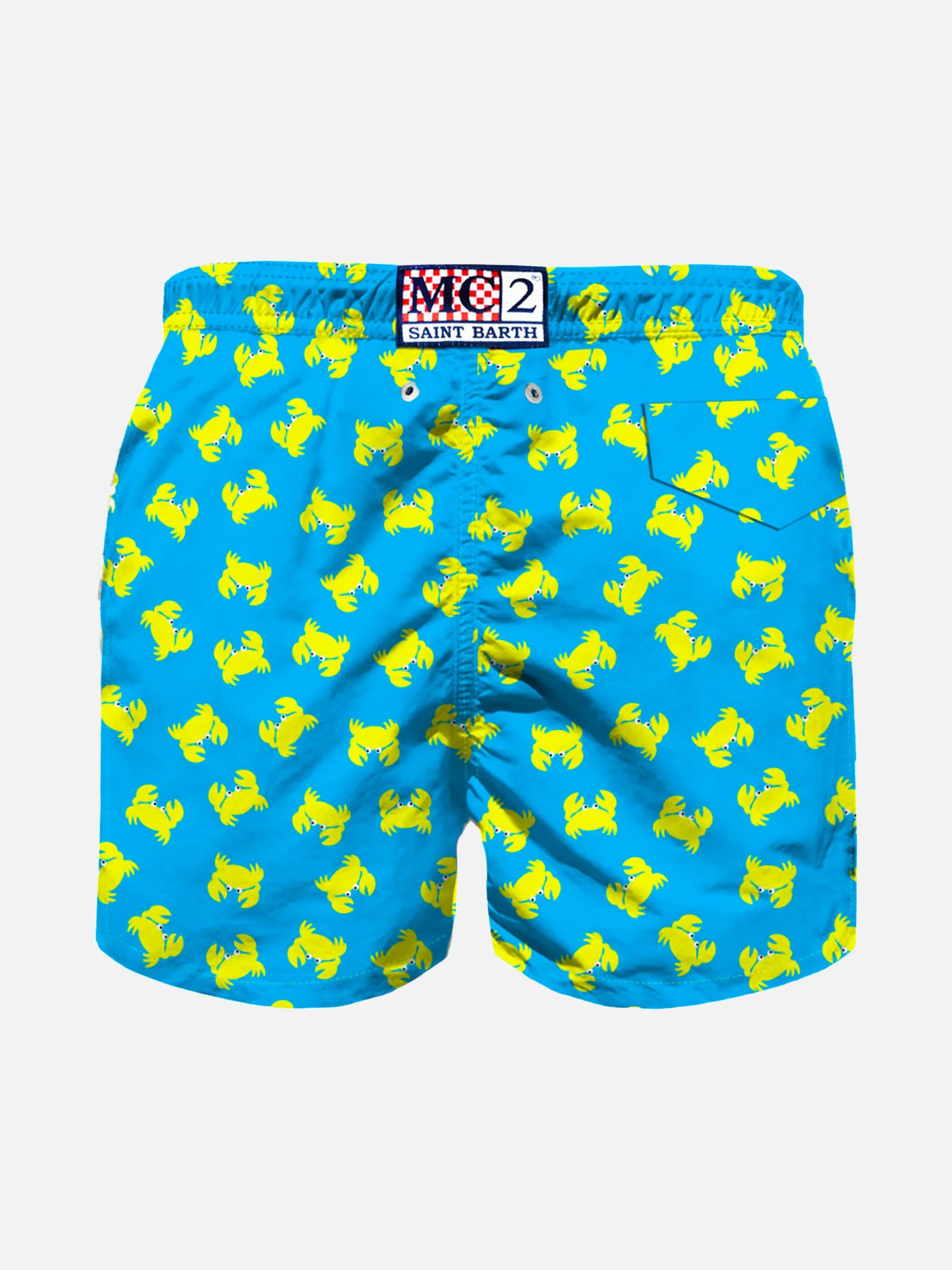 Maillot de bain enfant en tissu léger à imprimé crabe