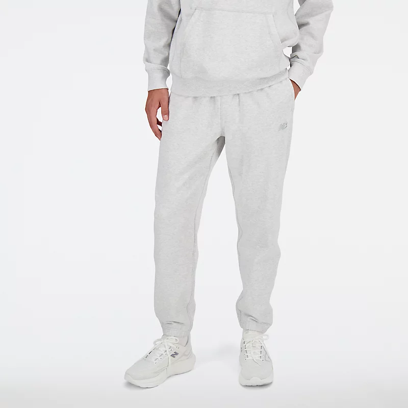 Pantaloni de trening din țesătură terry pentru bărbați - ASH HEATHER