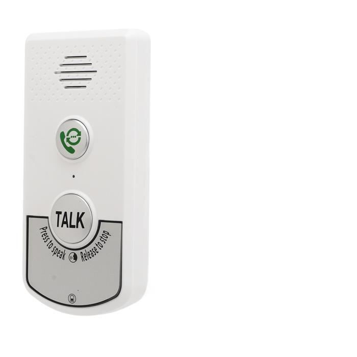 Campanello interattivo wireless - SALUTUYA - 1000m - Alimentazione wireless - ABS - IP54