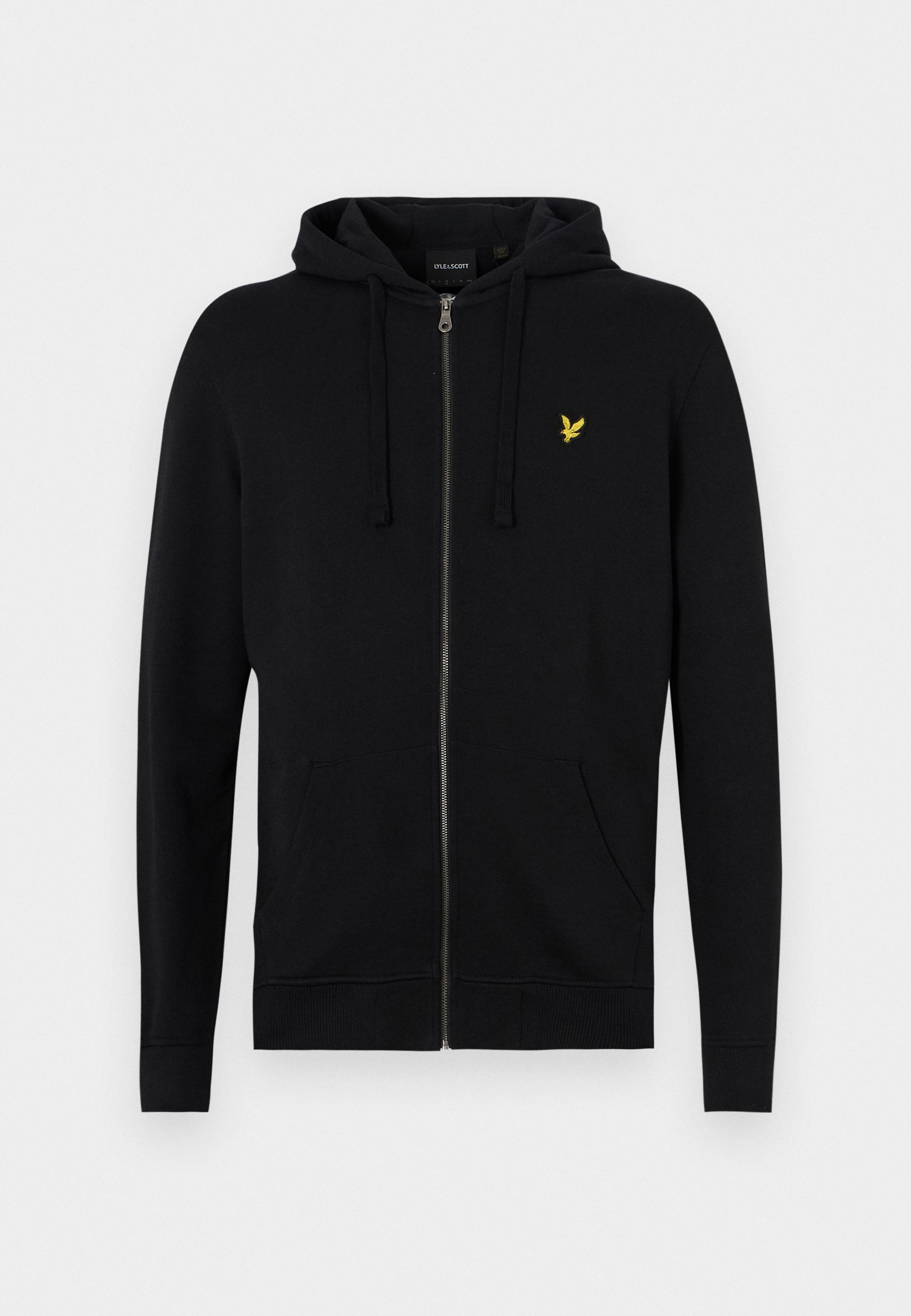 Felpa con cappuccio e zip Lyle & Scott - Felpa con zip - nero intenso