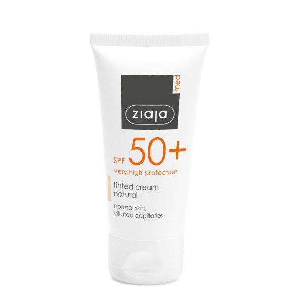 Zaščitna krema za obraz z naravnim barvilom SPF50 Zaščita obraza