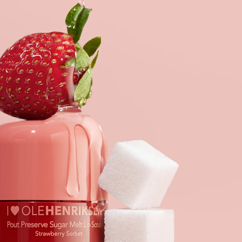 OLEHENRIKSEN Pout Preserve Cukrový roztavený exfoliační peeling na rty peeling cukrový do ust