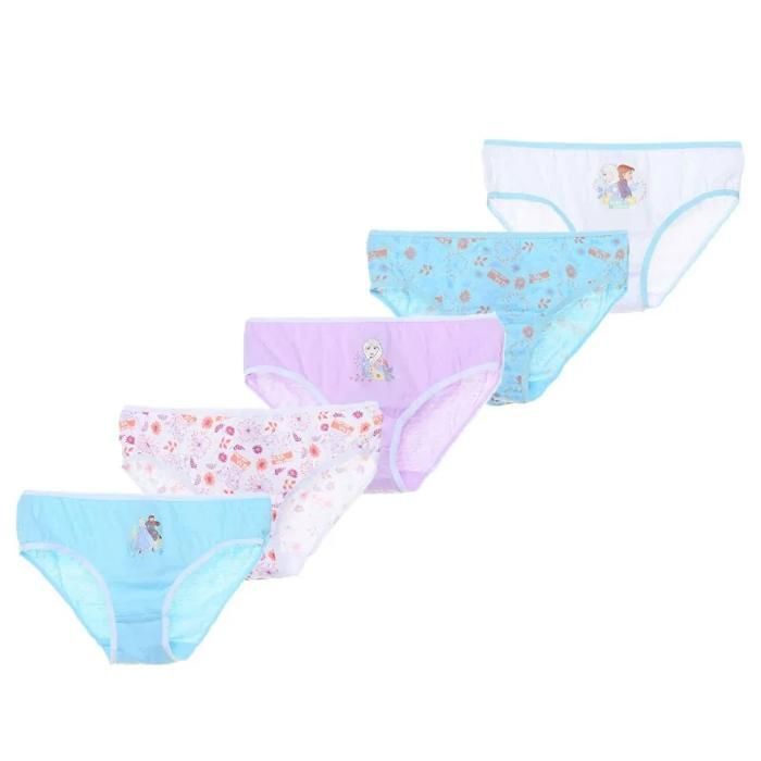 Conjunto de 5 bragas de algodón para niñas de Disney 