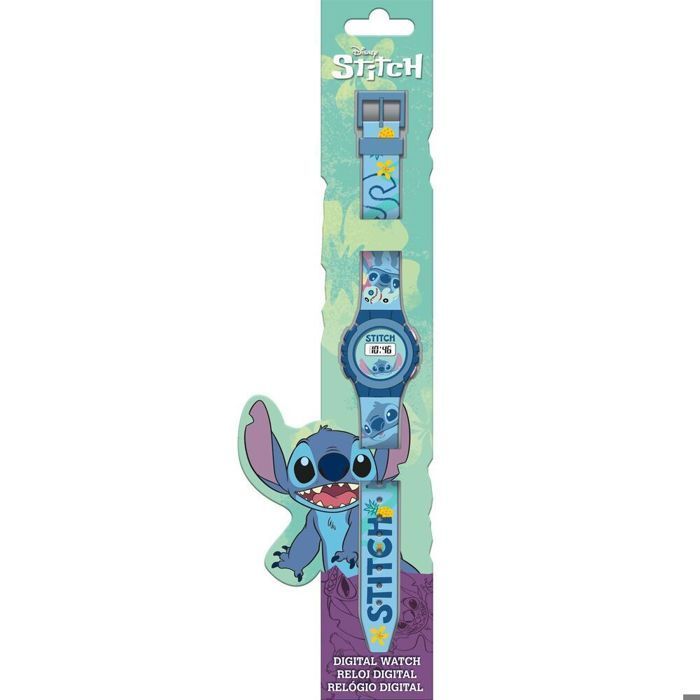 Montre enfant - KIDS LICENSING - Disney Stitch - Design ludique - Cadran facile à lire - Plastique