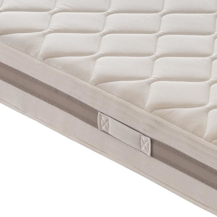 Colchón de espuma modelo Sofía de 120x190 cm con 11 zonas diferenciadas.